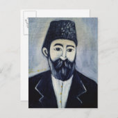 Carte Postale Autoportrait, 1900 (Devant / Derrière)