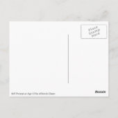 Carte Postale Autoportrait à 13 ans par Albrecht Durer (Dos)