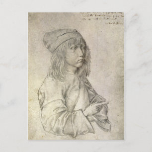 Carte Postale Autoportrait à 13 ans par Albrecht Durer