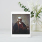 Carte Postale Autoportrait à deux cercles, Rembrandt (Debout devant)