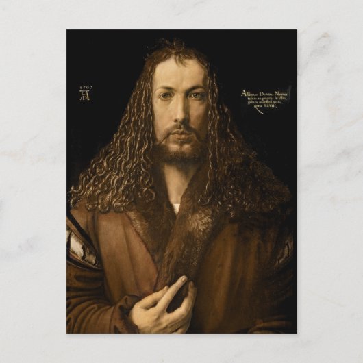Carte Postale Autoportrait à l'âge de vingt-huit ans, 1500 (Devant)