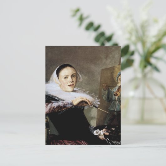 Carte Postale Autoportrait à l'Easel (Debout devant)