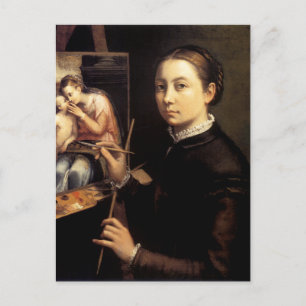 Carte Postale Autoportrait à l'Easel