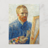 Carte Postale Autoportrait à l'Easel Vincent van Gogh (Devant)