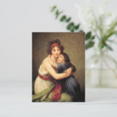 Carte Postale Autoportrait avec fille par Elisabeth Le Brun P (Debout devant)
