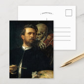 Carte Postale Autoportrait avec la Mort jouant du violon | Arnol