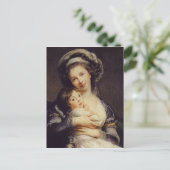 Carte Postale Autoportrait avec sa fille (Debout devant)