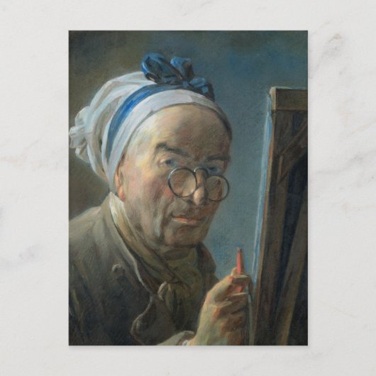 Carte Postale Autoportrait avec un Easel, c.1775-79 (Devant)