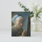 Carte Postale Autoportrait avec un Easel, c.1775-79 (Debout devant)