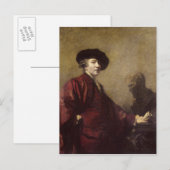Carte Postale Autoportrait, c.1779-80 (Devant / Derrière)