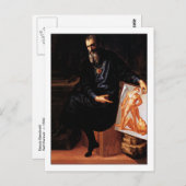 Carte Postale Autoportrait de Baccio Bandinelli (Devant / Derrière)