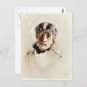 Carte Postale Autoportrait de Berthe Morisot (Devant / Derrière)
