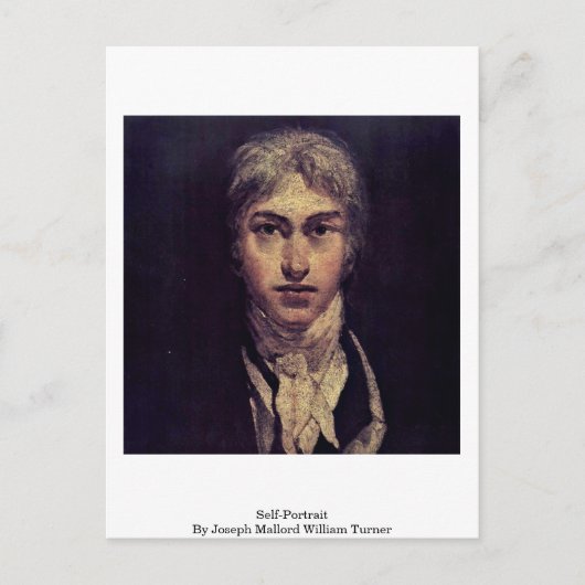 Carte Postale Autoportrait De Joseph Mallord William Turner (Devant)
