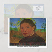 Carte Postale Autoportrait De Paula Modersohn-Becker (Devant / Derrière)