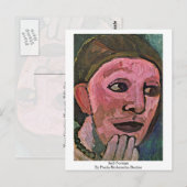 Carte Postale Autoportrait De Paula Modersohn-Becker (Devant / Derrière)