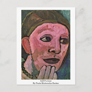 Carte Postale Autoportrait De Paula Modersohn-Becker