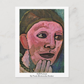 Carte Postale Autoportrait De Paula Modersohn-Becker