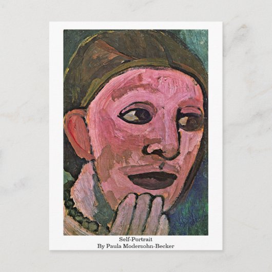 Carte Postale Autoportrait De Paula Modersohn-Becker (Devant)