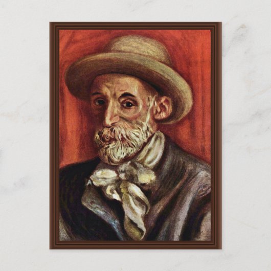 Carte Postale Autoportrait De Pierre-Auguste Renoir (Devant)
