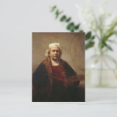 Carte Postale Autoportrait de Rembrandt à deux cercles (Debout devant)