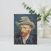 Carte Postale Autoportrait de Van Gogh avec Casquette Grey Felt (Debout devant)