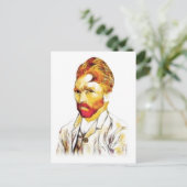 Carte Postale Autoportrait de Van Gogh Nouvelle Coiffure (Debout devant)