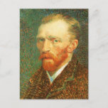 Carte Postale Autoportrait de Vincent van Gogh<br><div class="desc">Self Portrait (1887) de Vincent van Gogh est un Post impressionnisme vintage de peinture d'art. Vincent van Gogh avec une barbe et portant un costume avec une expression sérieuse sur le visage. Van Gogh a peint plus de 40 autoportraits au cours de sa carrière et a été l'auto-portraitiste le plus...</div>