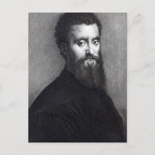 Carte Postale Autoportrait, gravé par Jean-Louis Potrelle (Devant)