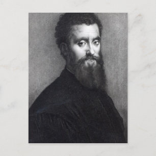 Carte Postale Autoportrait, gravé par Jean-Louis Potrelle