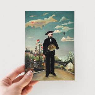 Carte Postale Autoportrait   Henri Rousseau