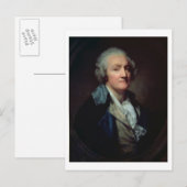 Carte Postale Autoportrait (huile sur toile) 2 (Devant / Derrière)