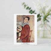 Carte Postale Autoportrait. Par Amedeo Modigliani (Debout devant)