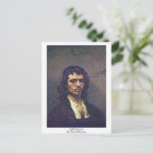 Carte Postale Autoportrait. Par Carel Fabritius (Debout devant)