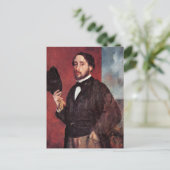Carte Postale Autoportrait, par Edgar Degas, (Debout devant)