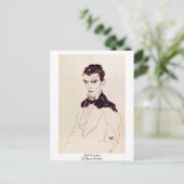 Carte Postale Autoportrait Par Egon Schiele (Debout devant)