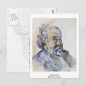 Carte Postale Autoportrait Par Paul Cezanne (Devant / Derrière)