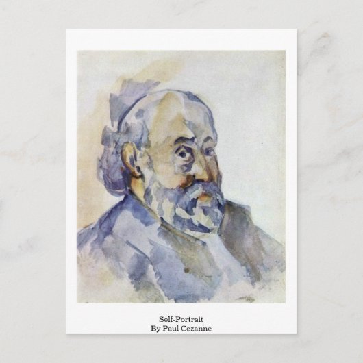 Carte Postale Autoportrait Par Paul Cezanne (Devant)