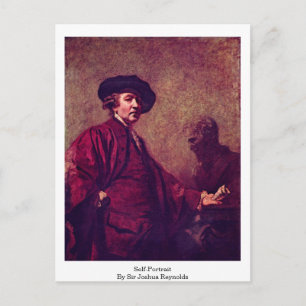 Carte Postale Autoportrait Par Sir Joshua Reynolds
