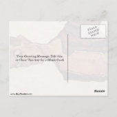 Carte Postale Autoportrait Une Coupe Du Visage Par Egon Schiele (Dos)