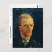 Carte Postale Autoportrait, Vincent van Gogh (Devant / Derrière)
