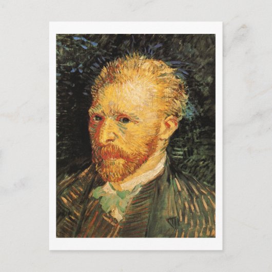 Carte Postale Autoportrait, Vincent van Gogh Art (Devant)
