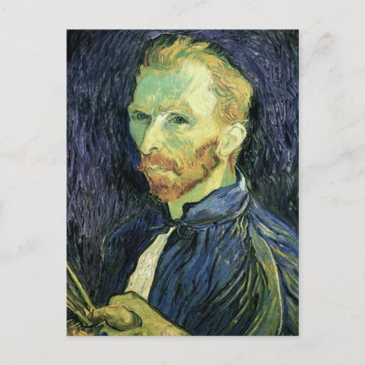 Carte Postale Autoportrait, Vincent van Gogh Art (Devant)