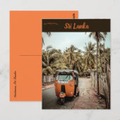 Carte Postale Autorickshaw in Kudawa Sri Lanka (Devant / Derrière)