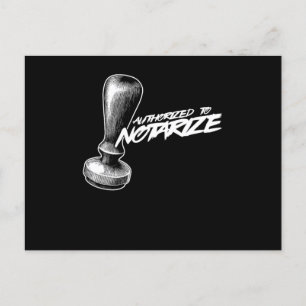 Carte Postale Autorisé À Notarifier Le Don D'Un Avocat Public No