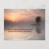 Carte Postale "Autoriser le stress à partir" Motivation Affirmat (Devant)