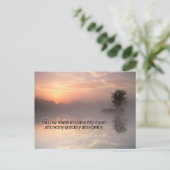 Carte Postale "Autoriser le stress à partir" Motivation Affirmat (Debout devant)