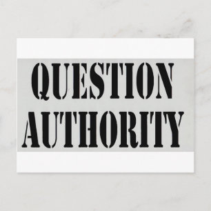 Carte Postale Autorité des questions