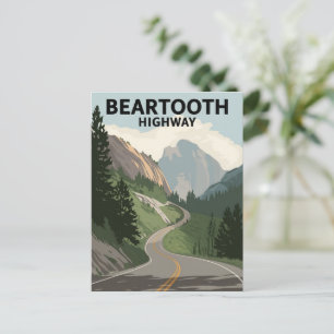 Carte Postale Autoroute Beartooth Montana
