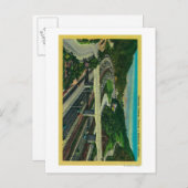 Carte Postale Autoroute Cahuenga, porte d'entrée d'Hollywood (Devant / Derrière)