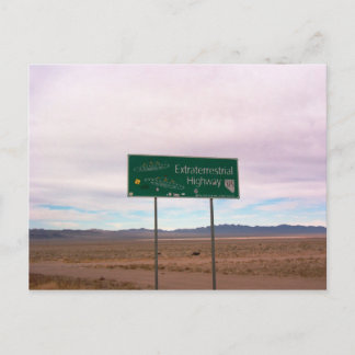 Carte Postale Autoroute Extraterrestre